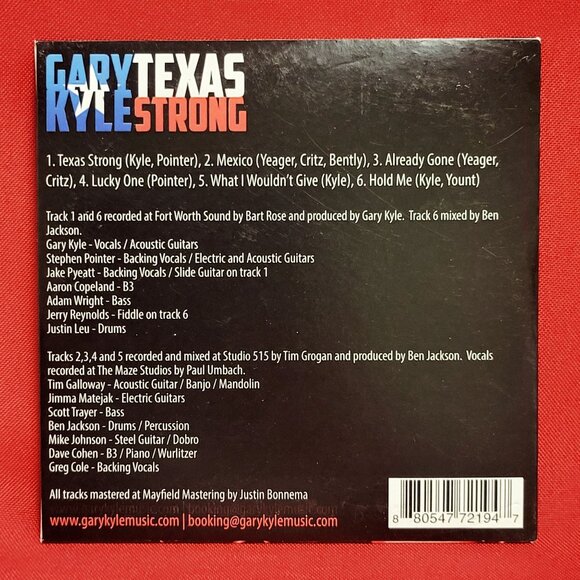 Gary Kyle Texas Strong CD Signed - Picture 2 of 7